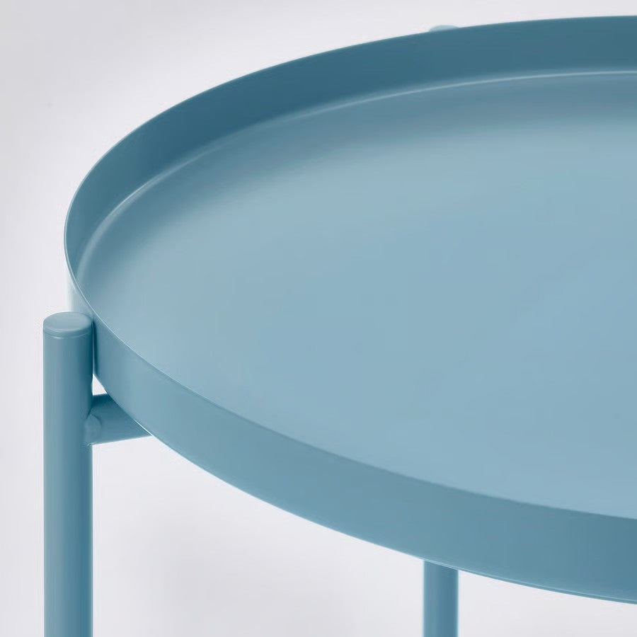 Gladom Tray Table, Light Blue (45x53 cm) - IKEA