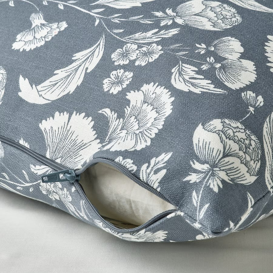 Idalinnea Cushion Cover, Dark Grey-Blue (50x50 cm) - IKEA