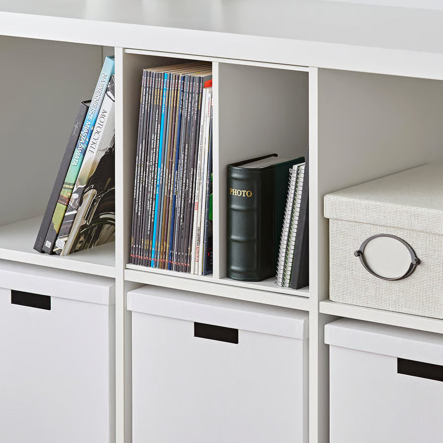 Kallax Precision Insert, Multi-Level Shelf - White (33x33 cm) - IKEA