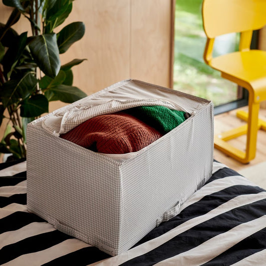 Stuk Storage Case, White/Black (34x51x28 cm) - IKEA
