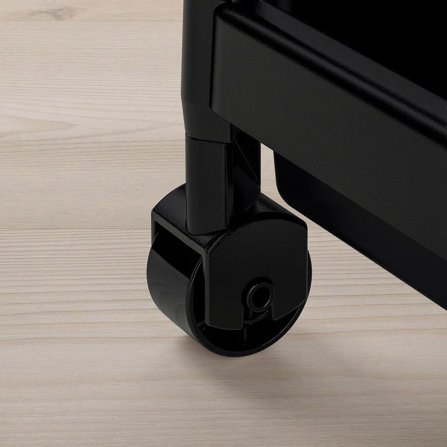 Vesken Trolley, Black (54x18x71 cm) - IKEA