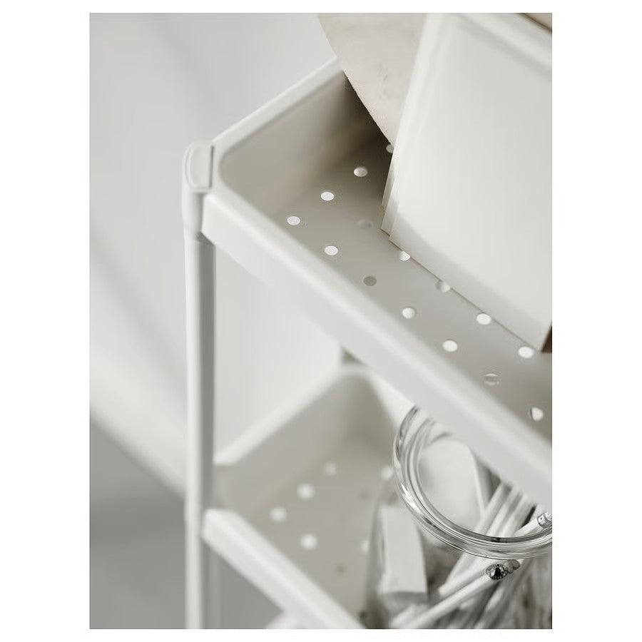 Vesken Trolley, White (54x18x71 cm) - IKEA