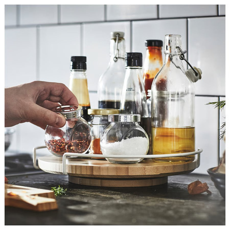 Aptitlig Lazy Susan Organizer, Bamboo (28 cm) - IKEA