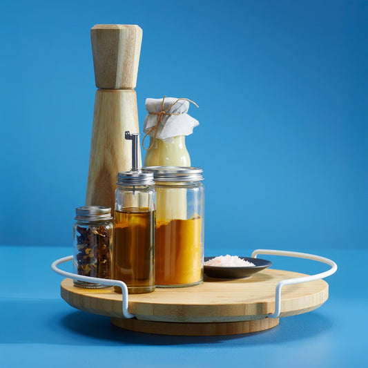 Aptitlig Lazy Susan Organizer, Bamboo (28 cm) - IKEA