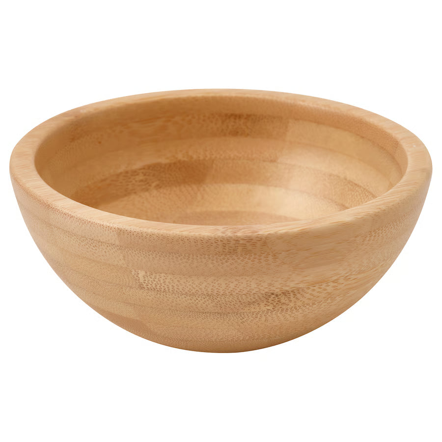 Blanda Artisanal Serving Bowl, Natural Sustainable Bamboo - IKEA