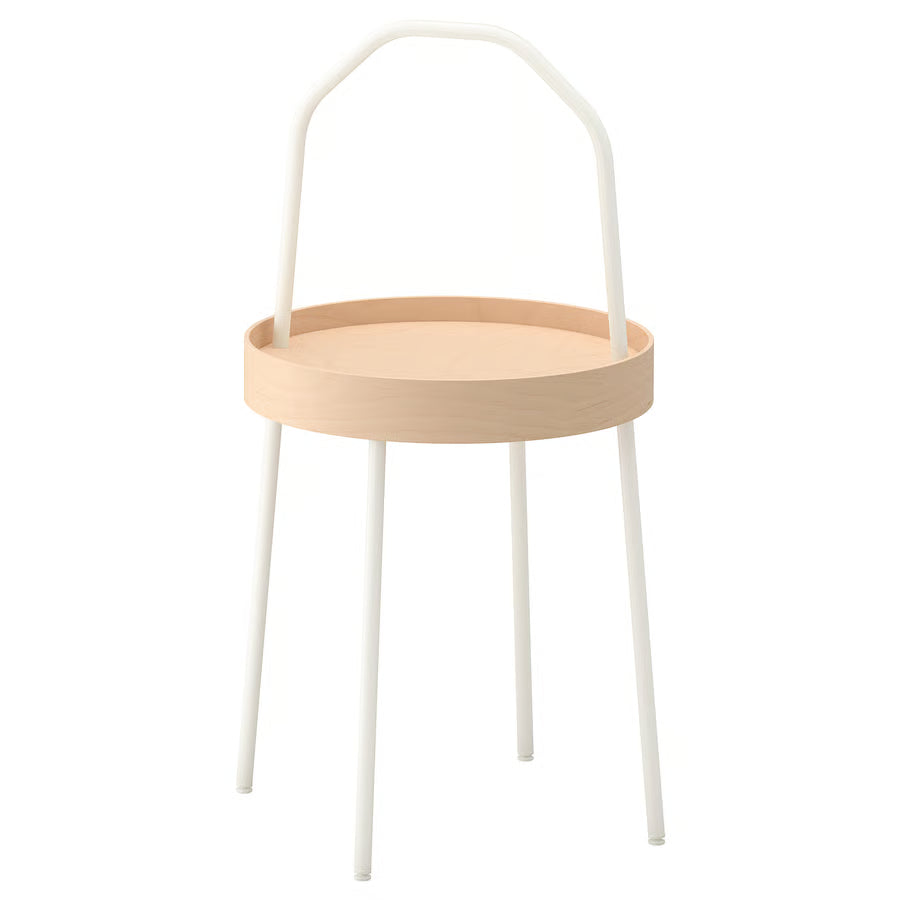 Burvik Side Table, White (38 cm) - IKEA