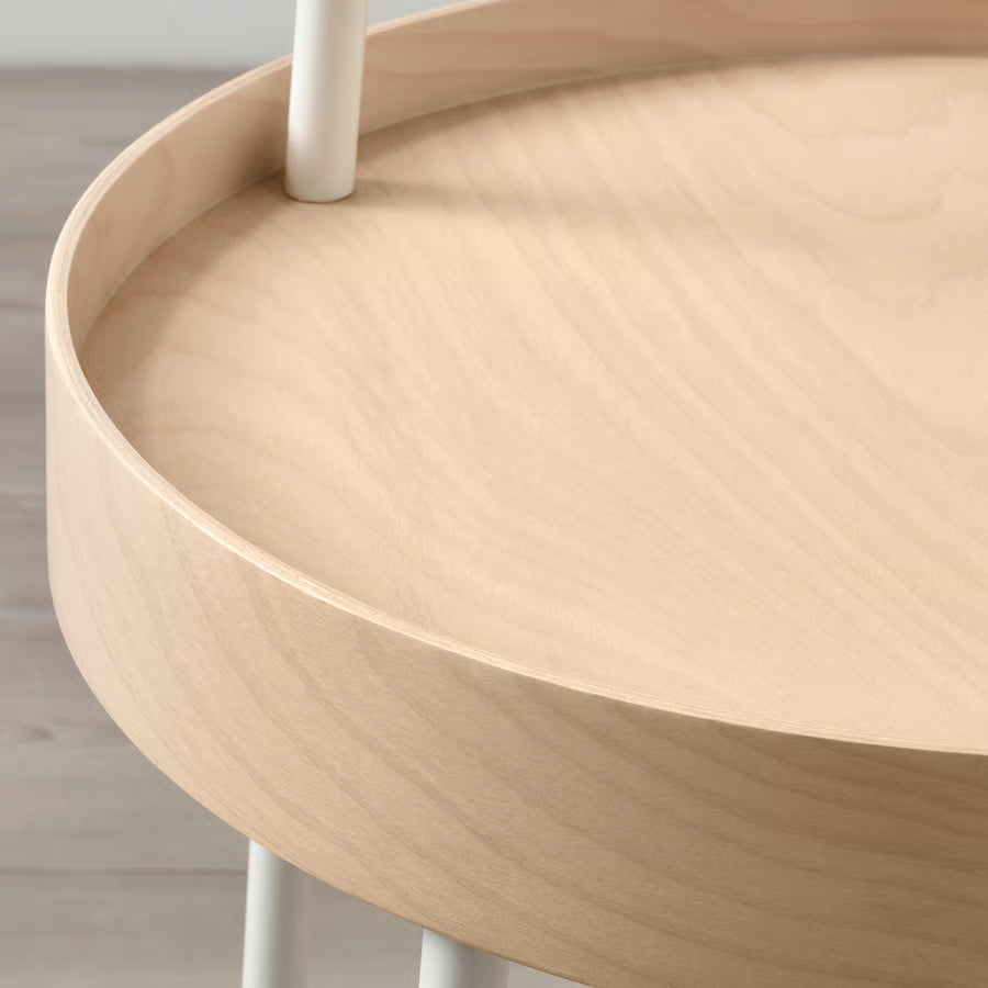 Burvik Side Table, White (38 cm) - IKEA