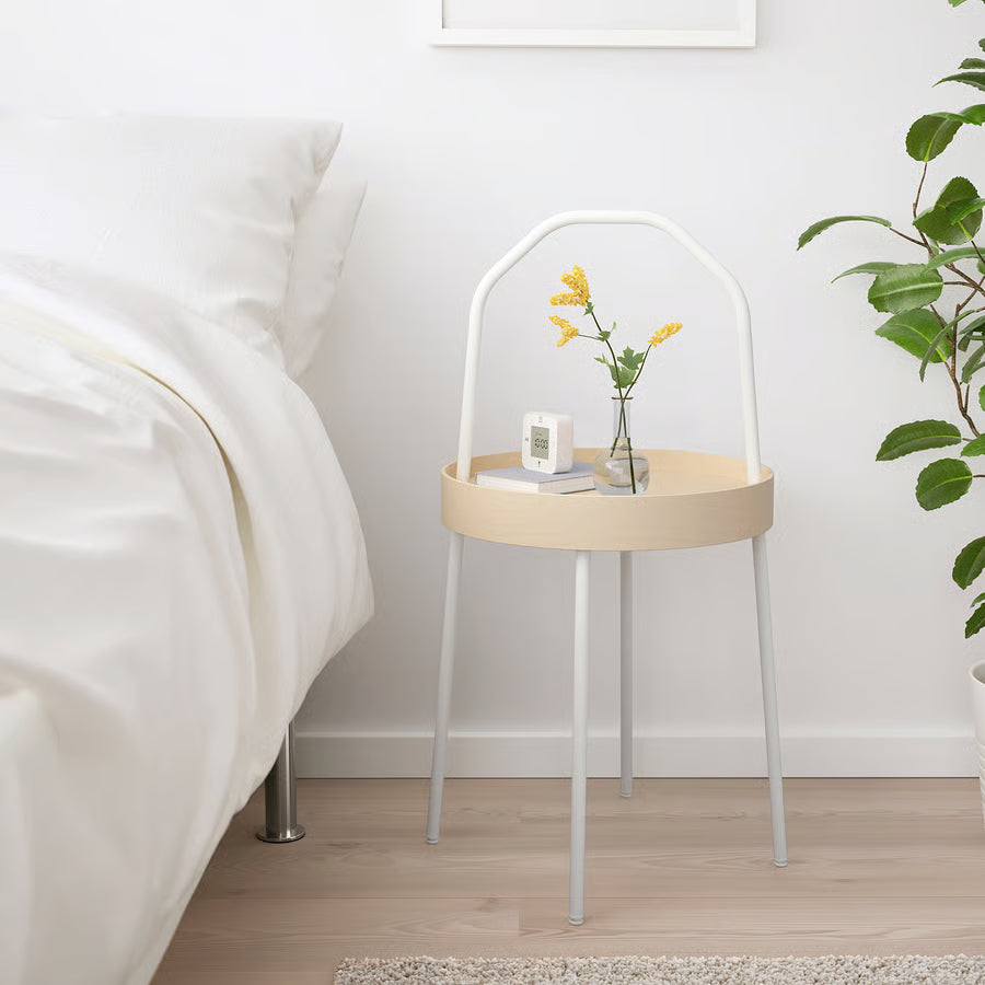Burvik Side Table, White (38 cm) - IKEA