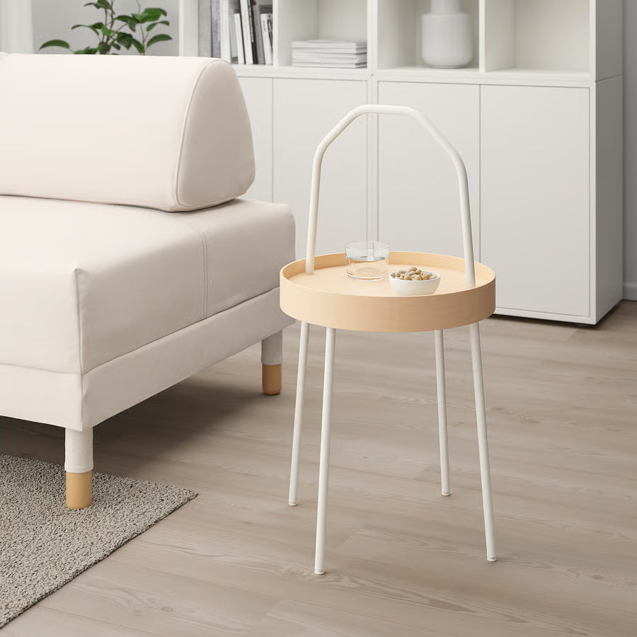 Burvik Side Table, White (38 cm) - IKEA