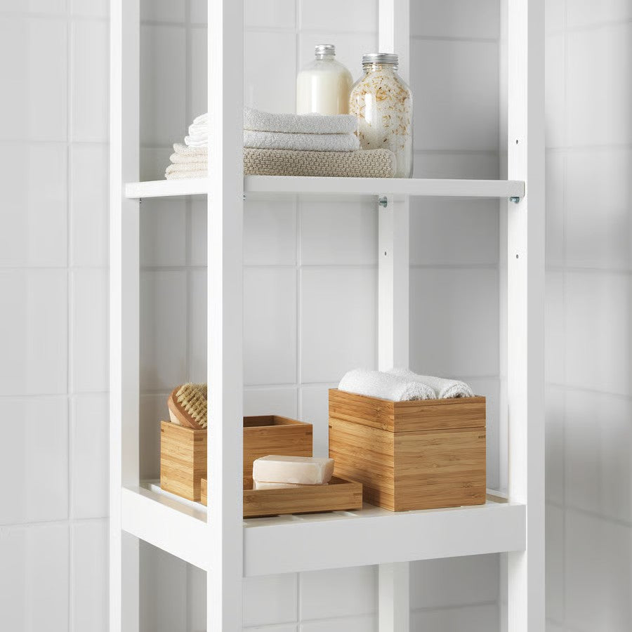 Dragan 4-Piece Bathroom Set, Bamboo - IKEA