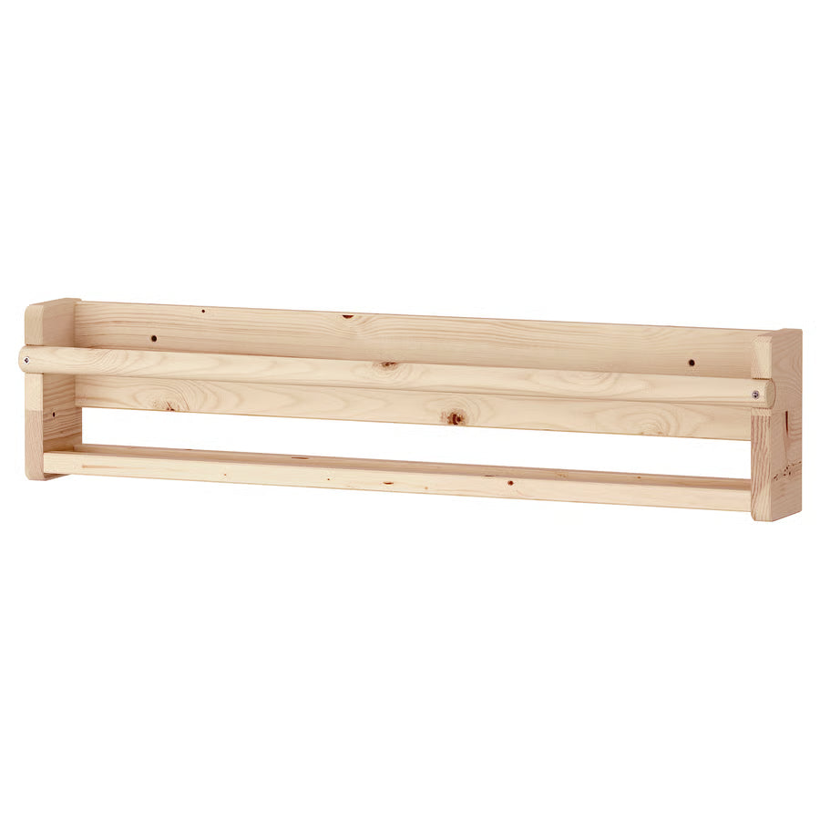 Flisat Architectural Wall Ledge, White-Stained Pine (70x9x16 cm)- IKEA