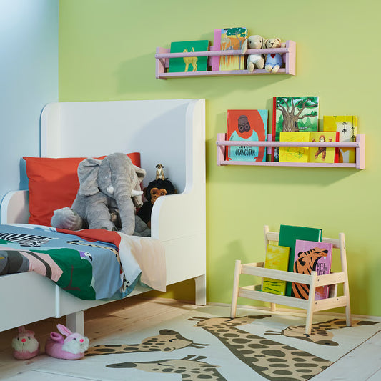 Flisat Designer Wall Ledge, Blush Pink (70x9x16 cm) - IKEA