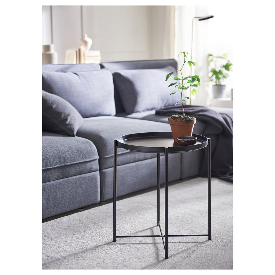 Gladom Versatile Tray Table, Midnight Black (45x53 cm) - IKEA