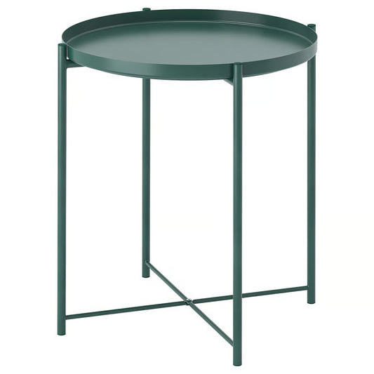 Gladom Tray Table, Dark Grey-Green (45x53 cm) - IKEA