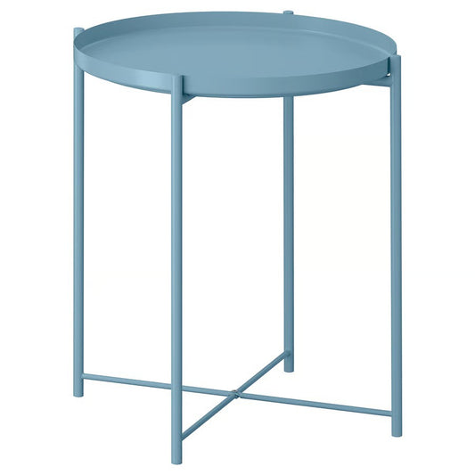 Gladom Tray Table, Light Blue (45x53 cm) - IKEA