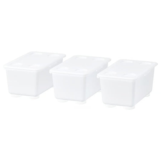 Glis Box with Lid, Transparent (17x10 cm) - IKEA