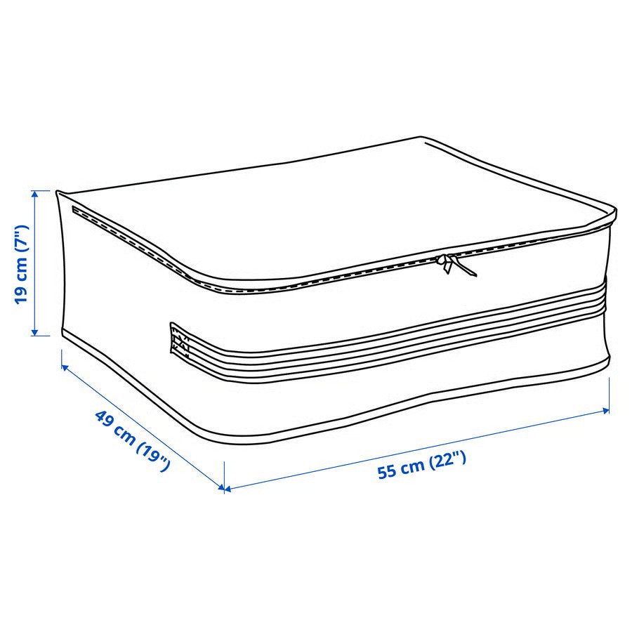 Görsnygg Storage Case, White/Transparent (55x49x19 cm) - IKEA