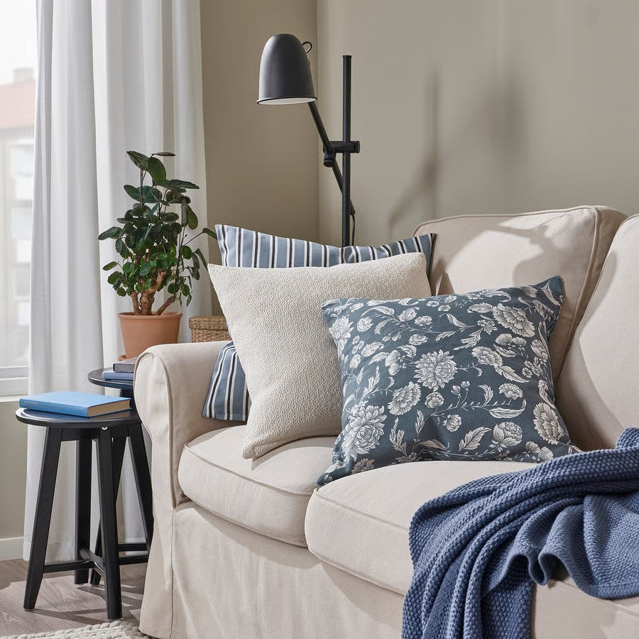 Idalinnea Cushion Cover, Dark Grey-Blue (50x50 cm) - IKEA