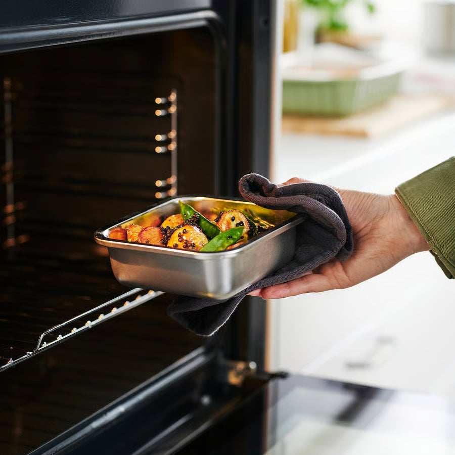 IKEA 365+ Compact Square, Stainless Steel & Artisan Bamboo (600 ml)