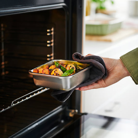 IKEA 365+ Compact Square, Stainless Steel & Artisan Bamboo (600 ml)