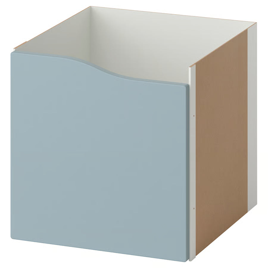 Kallax Designer Insert, Wave-Front Door Module – Sky Mist (33x33 cm)- IKEA
