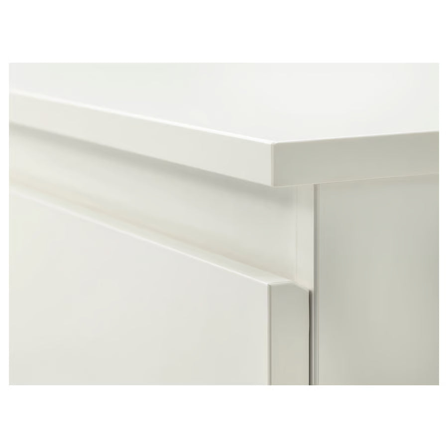 Kullen Compact Chest, Dual-Drawer Storage – White (35x49 cm) - IKEA
