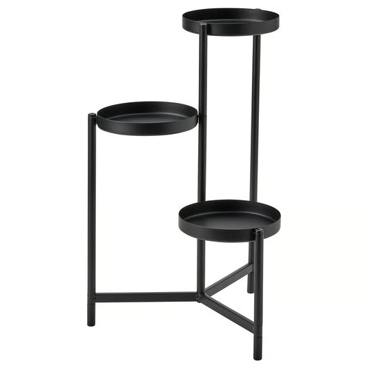 Olivblad Multi-Level Plant Stand, Indoor & Outdoor Black (58 cm) - IKEA