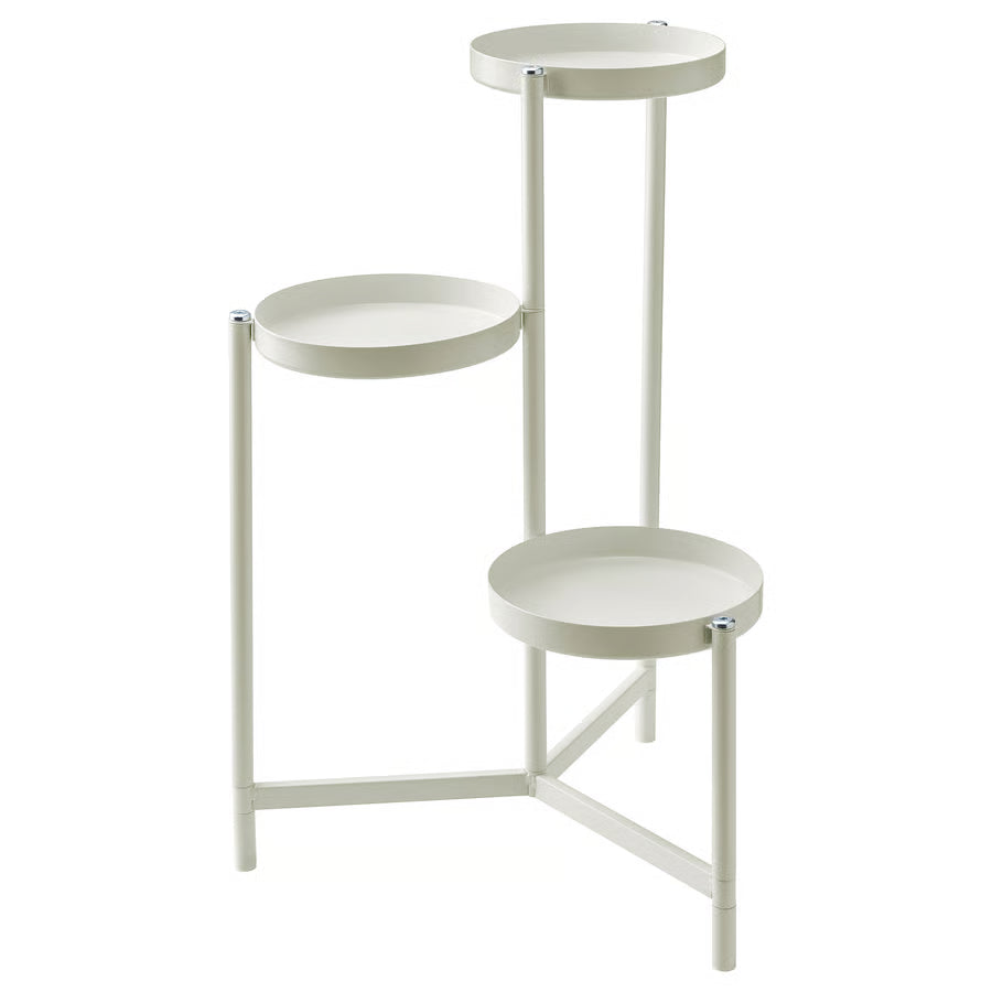 Olivblad Multi-Level Plant Stand, Indoor & Outdoor White (58 cm) - IKEA