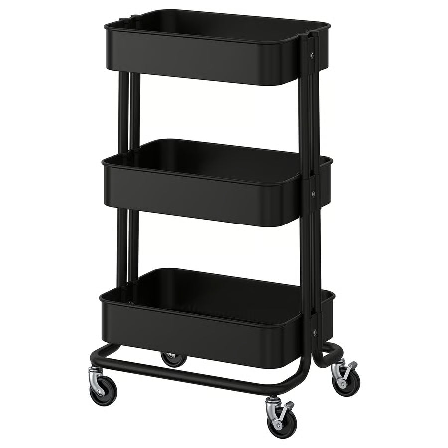 Råskog Master Trolley, Midnight Black (35x45x77 cm) - IKEA