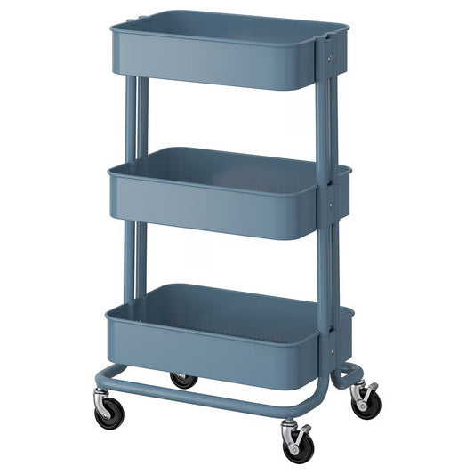 Råskog Trolley, Grey-Blue (35x45x77 cm) - IKEA