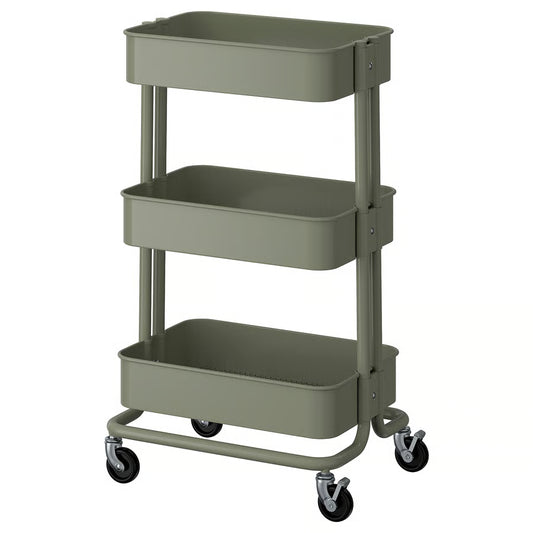 Råskog Master Trolley, Sage Garden – Grey-Green (35x45x77 cm) - IKEA