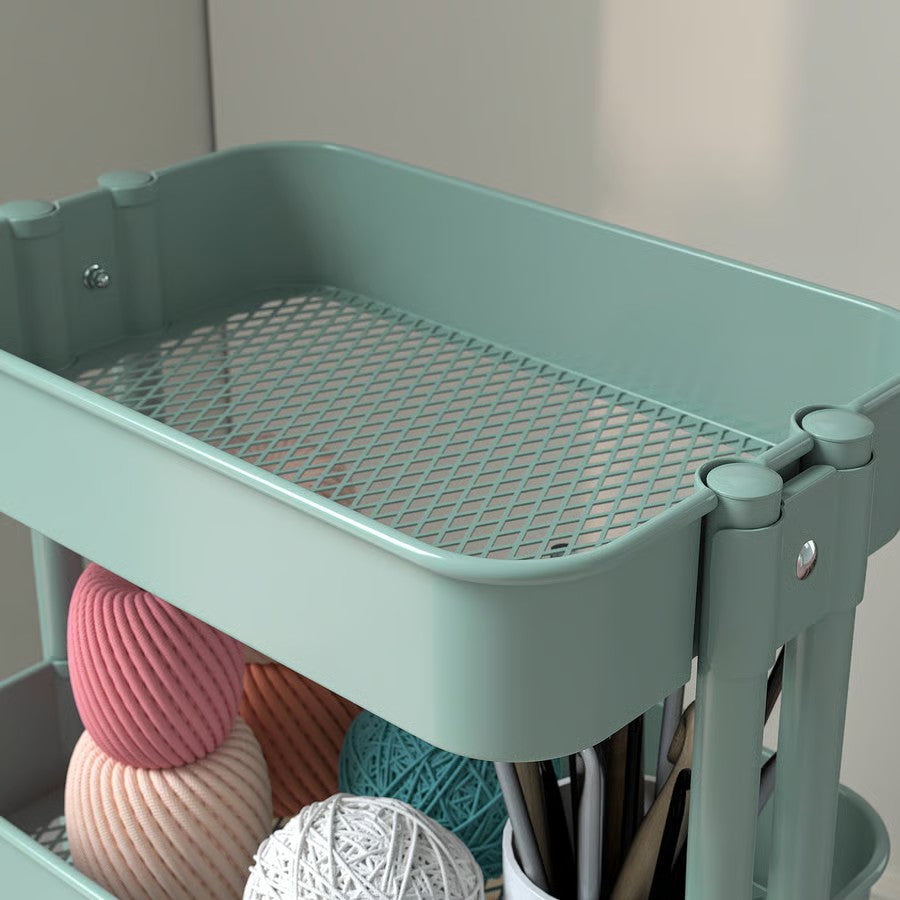 Råskog Trolley, Light Turquoise (35x45x77 cm) - IKEA