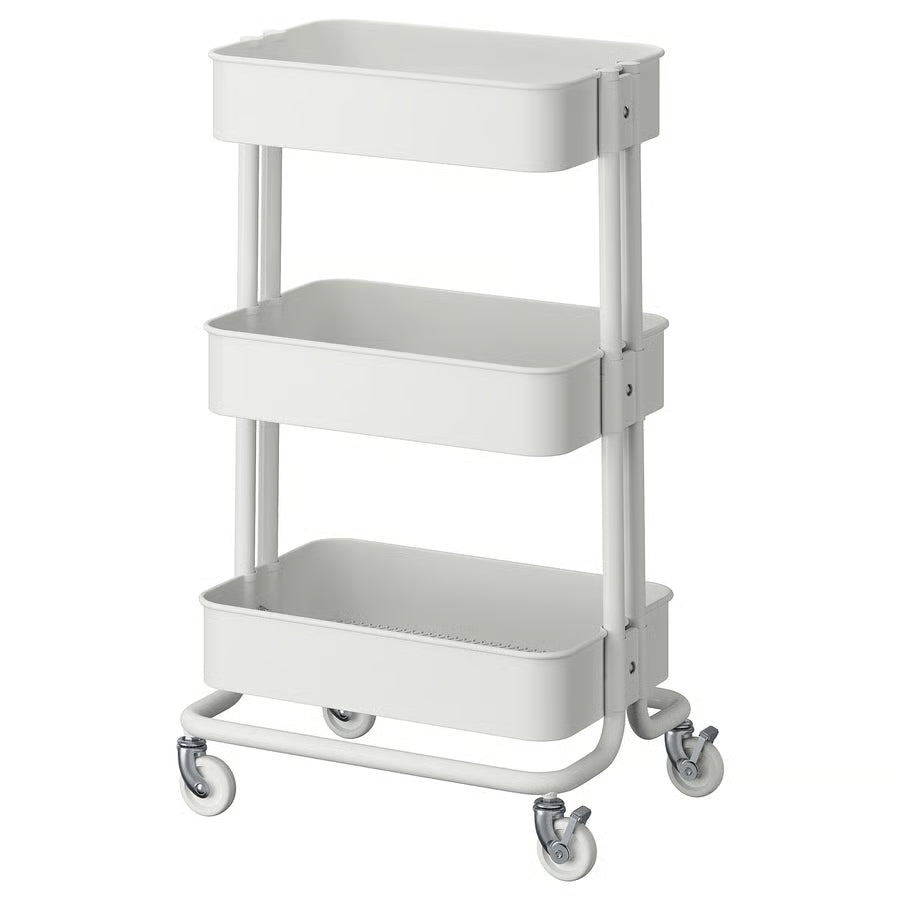 Råskog Master Trolley, Alpine White (35x45x77 cm) - IKEA