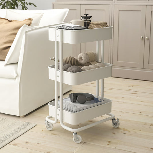 Råskog Master Trolley, Alpine White (35x45x77 cm) - IKEA
