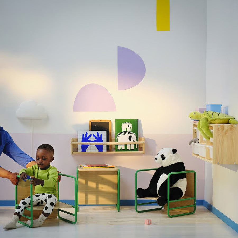Småskrake Multi-Functional Child Chair/Table, Green - IKEA