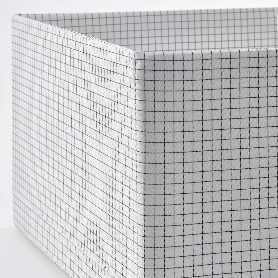 Stuk Box with Compartments, White/Black (32x51x18 cm) - IKEA