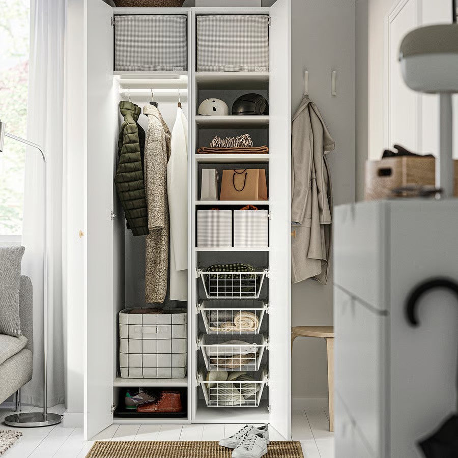 Stuk Storage Case, White/Black (34x51x28 cm) - IKEA