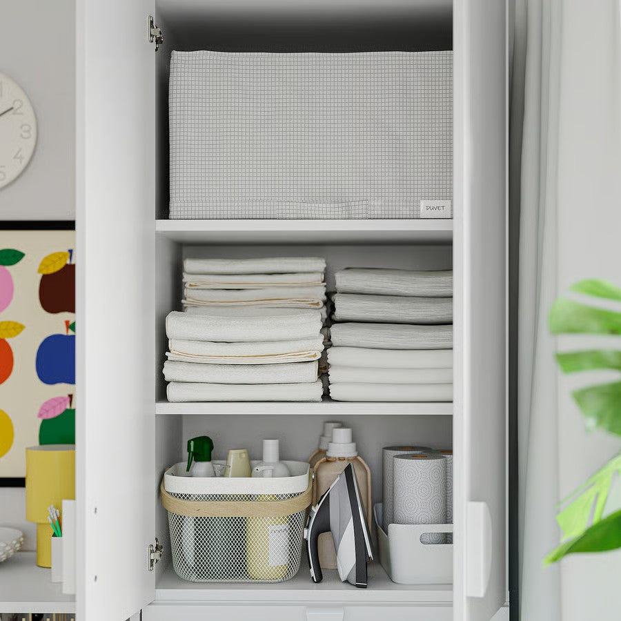 Stuk Storage Case, White/Black (34x51x28 cm) - IKEA