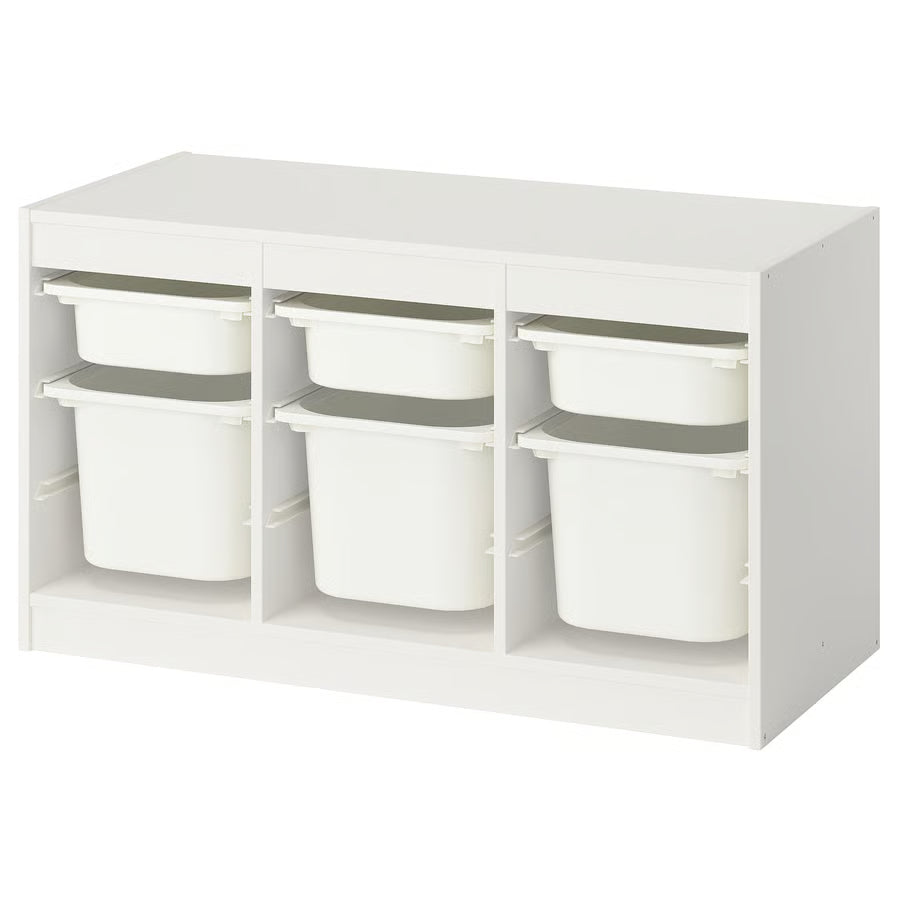 Trofast Modular Storage System, Pure White Edition (99x44x56 cm) - IKEA