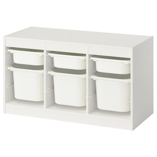 Trofast Modular Storage System, Pure White Edition (99x44x56 cm) - IKEA