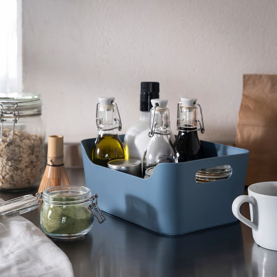 Uppdatera Box, Grey-Blue (24x17 cm) - IKEA