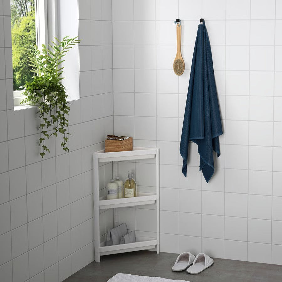 Vesken Corner Shelf Unit, White (33x33x71 cm) - IKEA