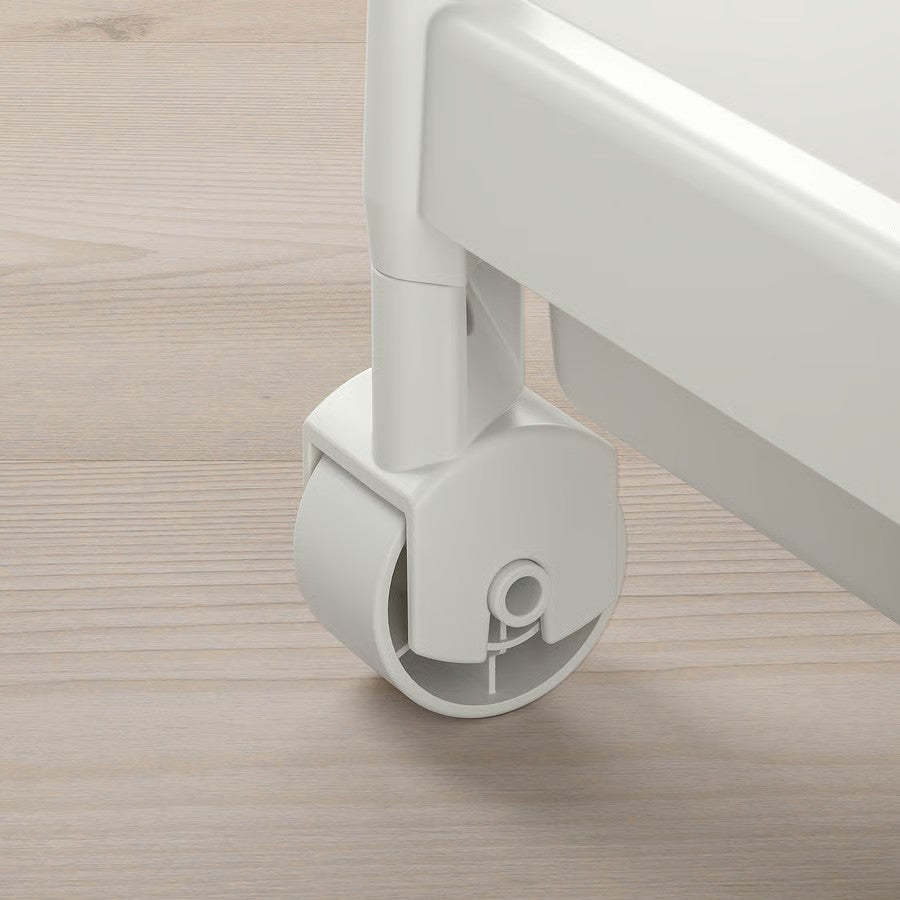 Vesken Trolley, White (54x18x71 cm) - IKEA